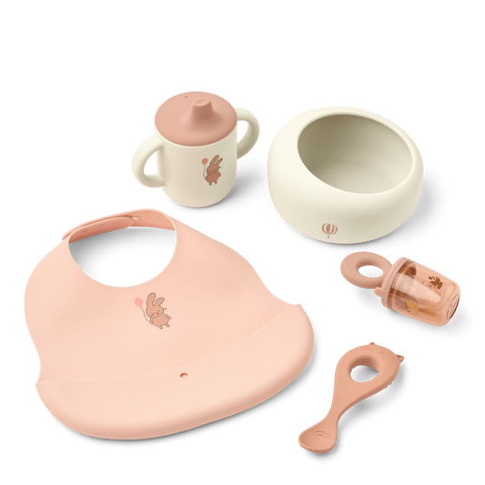 Liewood | Baby Mealtime Set | While Rose - 5715493577612