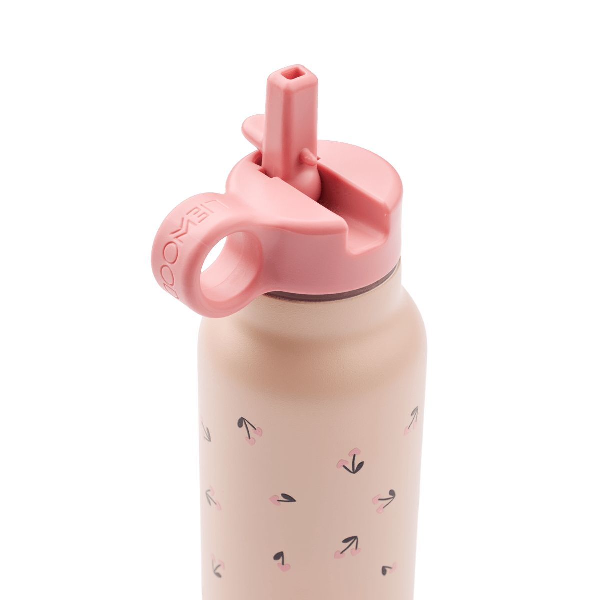 Liewood | Falk RVS Thermosfles 350 ml | Mini Cherry Heart - 5715493553579