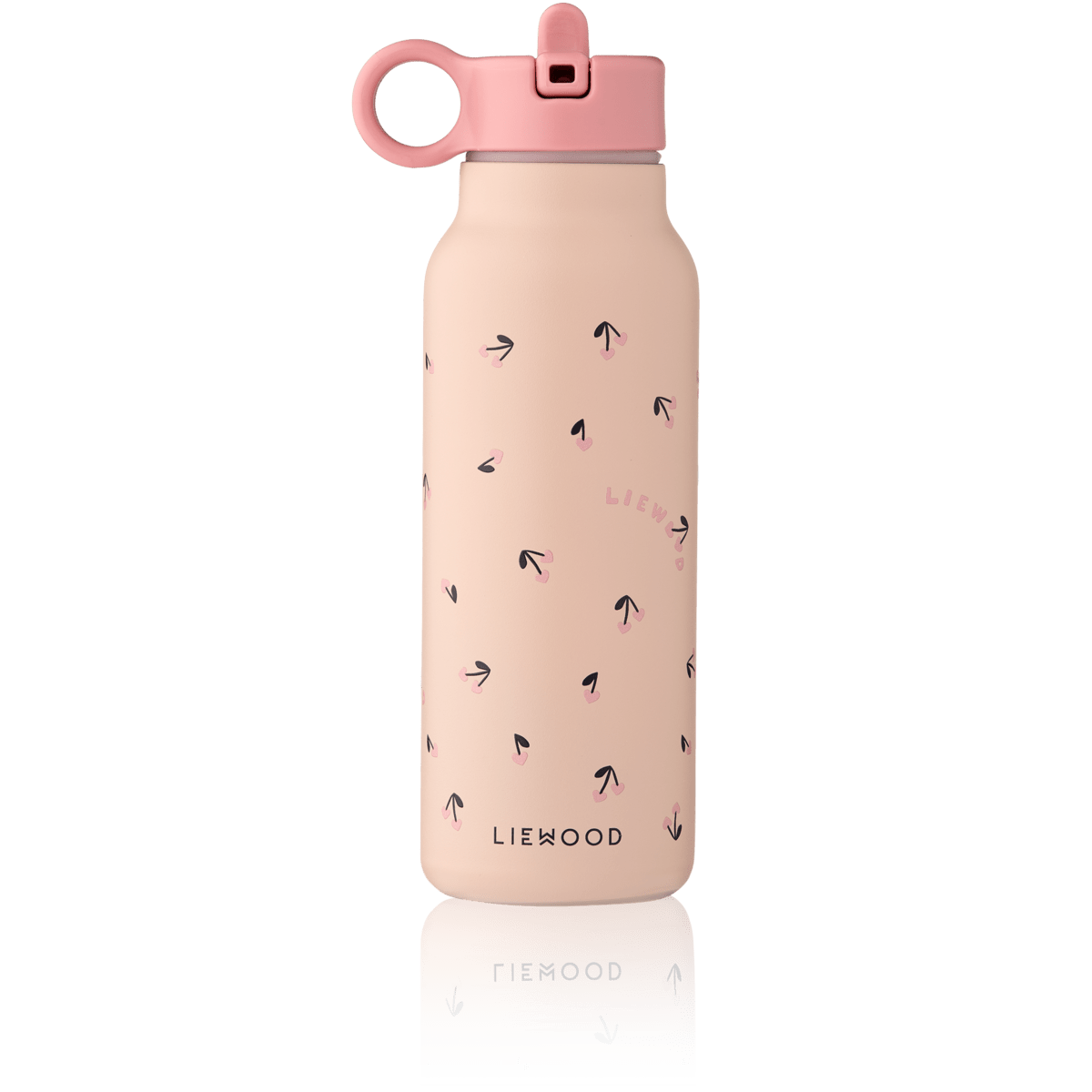 Liewood | Falk RVS Thermosfles 350 ml | Mini Cherry Heart - 5715493553579