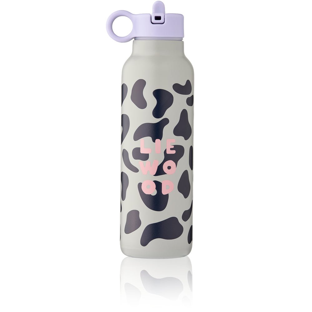 Liewood | Falk RVS Thermosfles 500 ml | Mega Leo Mist - 5715493553500