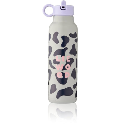 Liewood | Falk RVS Thermosfles 500 ml | Mega Leo Mist - 5715493553500
