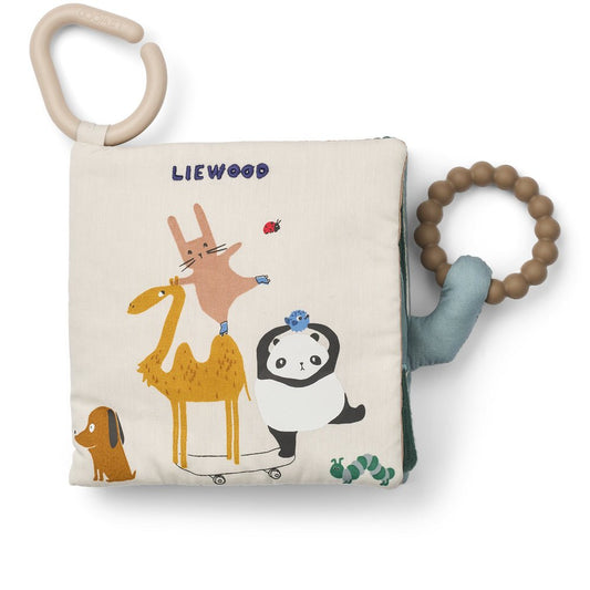 Liewood | Fey Stoffen Babyboekje | Around the World - 5715493533083