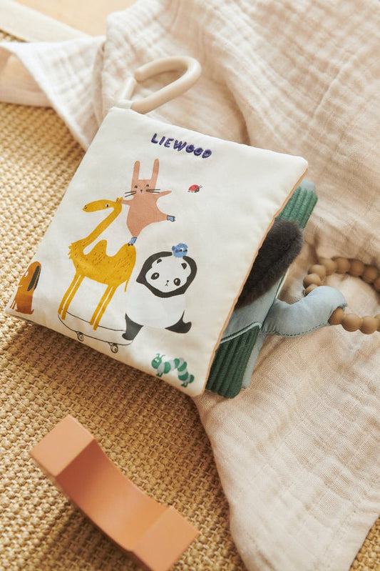 Liewood | Fey Stoffen Babyboekje | Around the World - 5715493533083