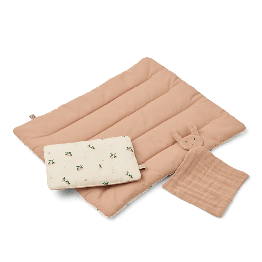 Liewood |Joan Doll Beddengoed Set | Peach/Sea Shell - 5715493581749