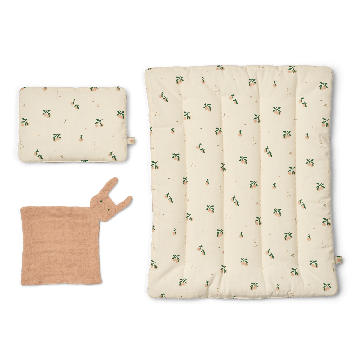 Liewood |Joan Doll Beddengoed Set | Peach/Sea Shell - 5715493581749