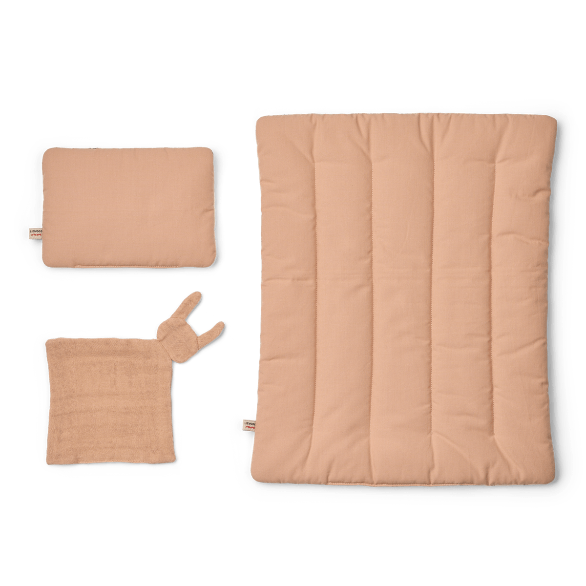 Liewood |Joan Doll Beddengoed Set | Peach/Sea Shell - 5715493581749