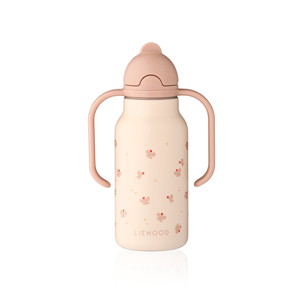 Liewood | Kimmie RVS Thermosfles Butterfly 250 ml | Apple Blossom - 5715493531171