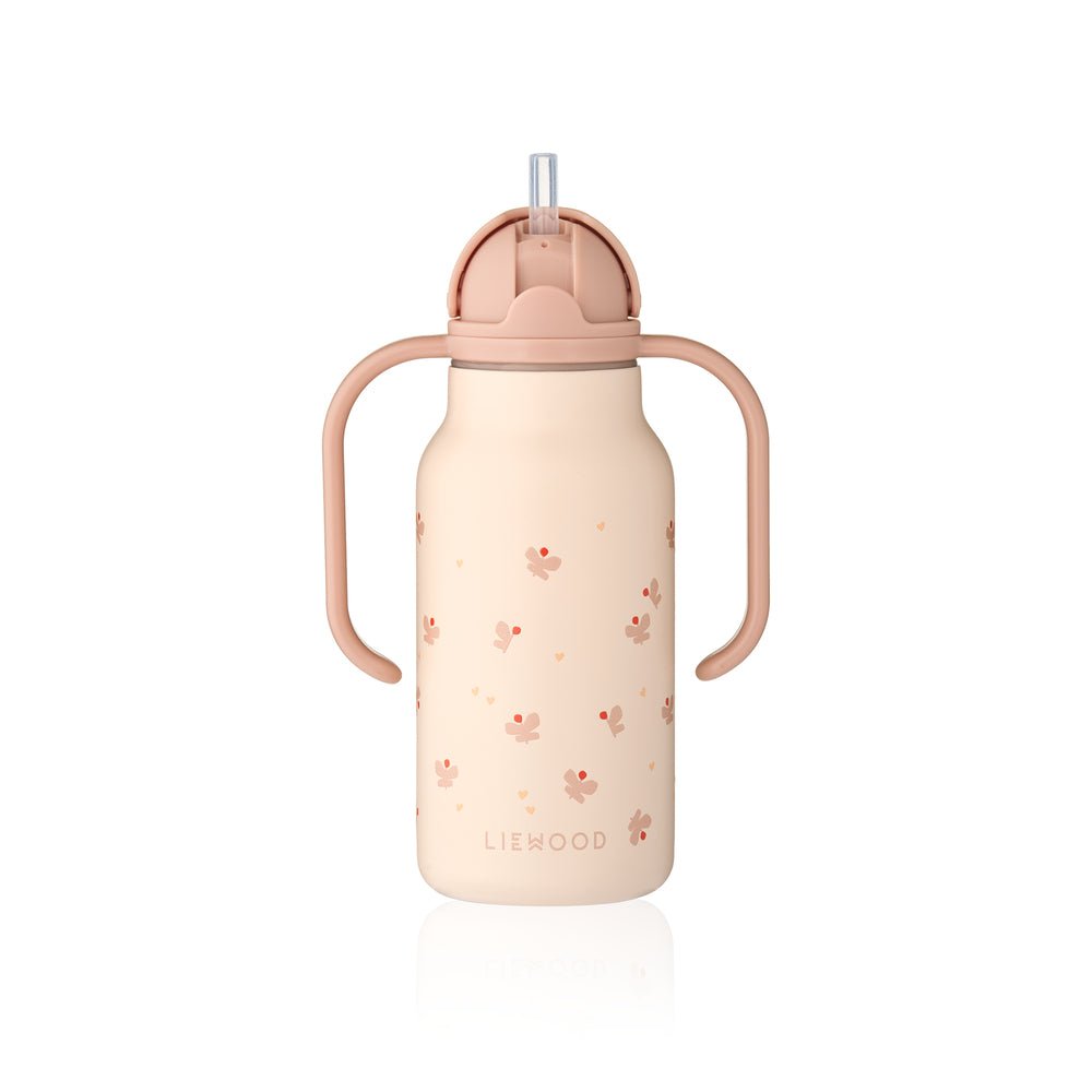 Liewood | Kimmie RVS Thermosfles Butterfly 250 ml | Apple Blossom - 5715493531171