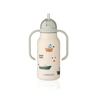 Liewood | Kimmie RVS Thermosfles Sailing 250 ml | Sandy - 5715493531188