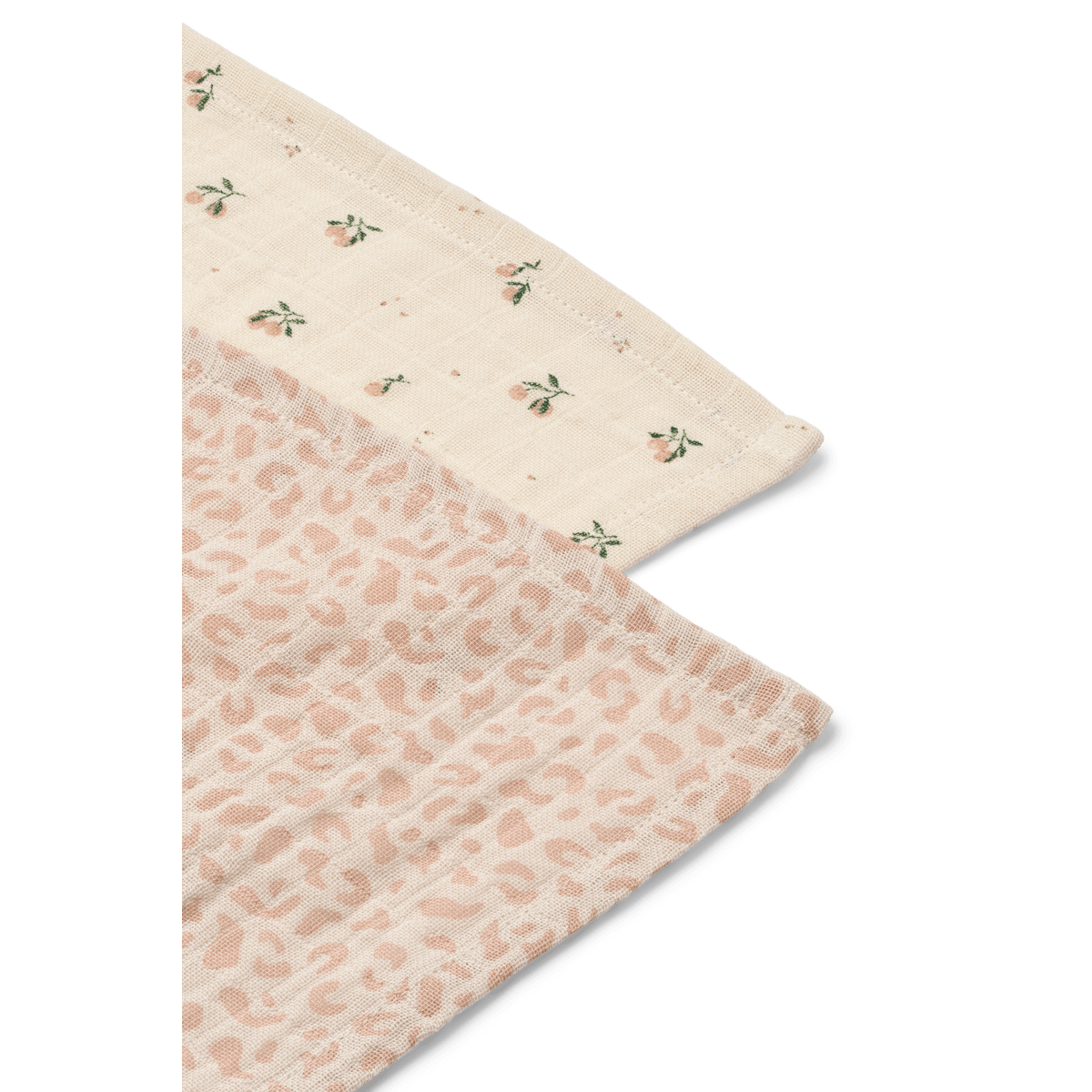 Liewood | Lewis Hydrofiele Doeken 2-pack | Leo/Peach - 5715493575304