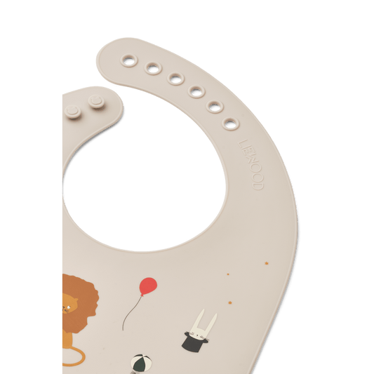 Liewood | Tilda Silicone Slabber 2 - pack | Circus - 5715493405342