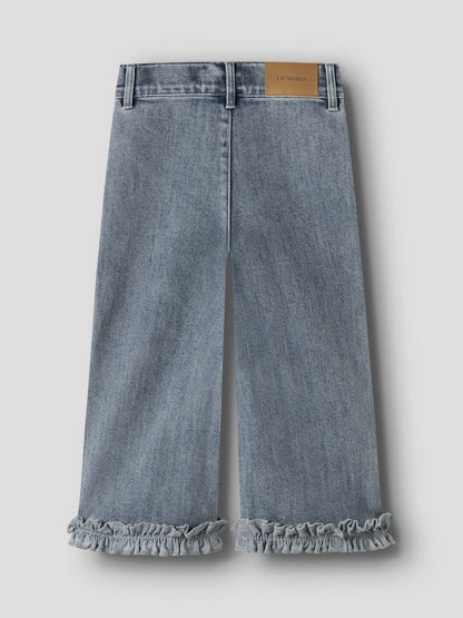 Lil' Atelier | Damla Wide Ancel Jeans | Medium Blue Denim - 5715829483761
