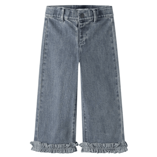 Lil' Atelier | Damla Wide Ancel Jeans | Medium Blue Denim - 5715829483761