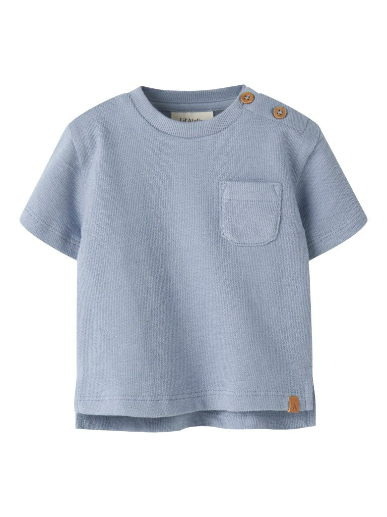 Lil' Atelier | Dias Lop Loose Sweat | Dusty Blue - 5715866123651
