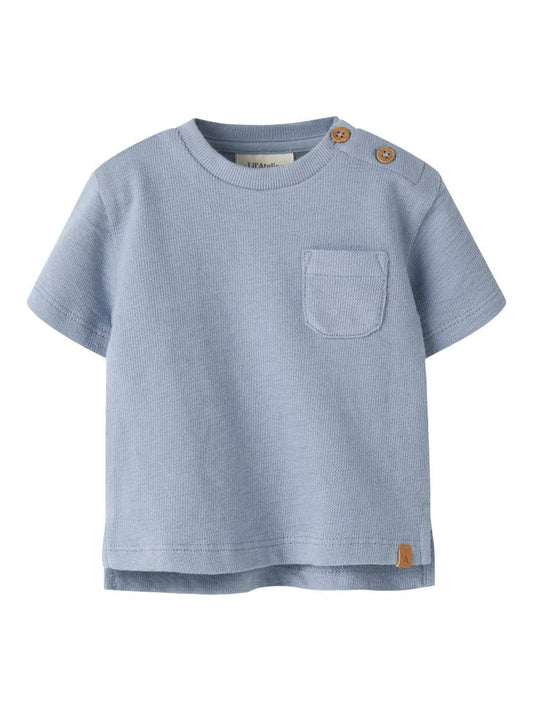 Lil' Atelier | Dias Lop Loose Sweat | Dusty Blue - 5715866123651