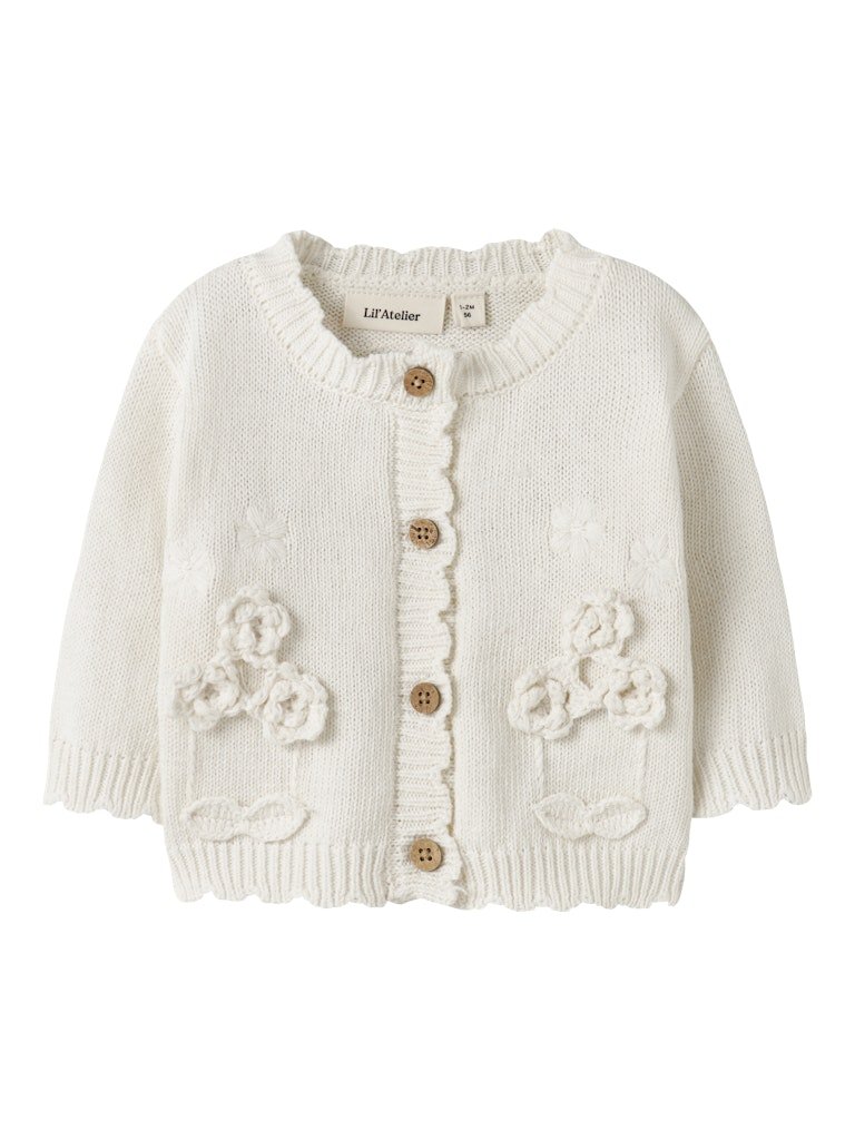 Lil' Atelier | Dola Gebreid Vest | Coconut Milk - 5715829603541