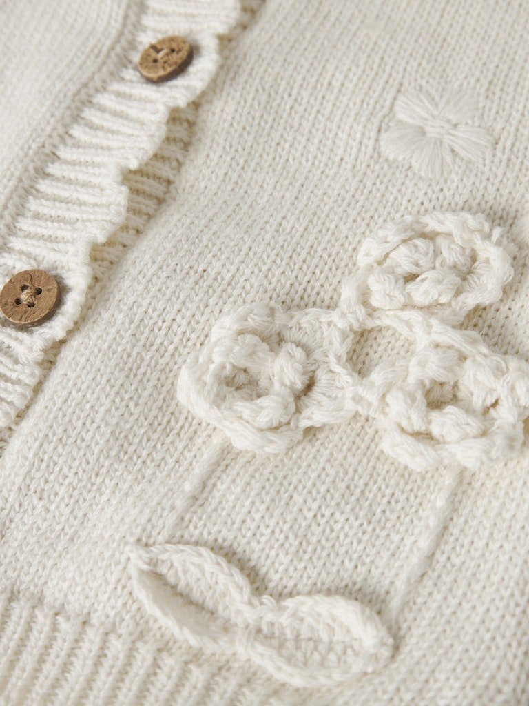 Lil' Atelier | Dola Gebreid Vest | Coconut Milk - 5715829603541