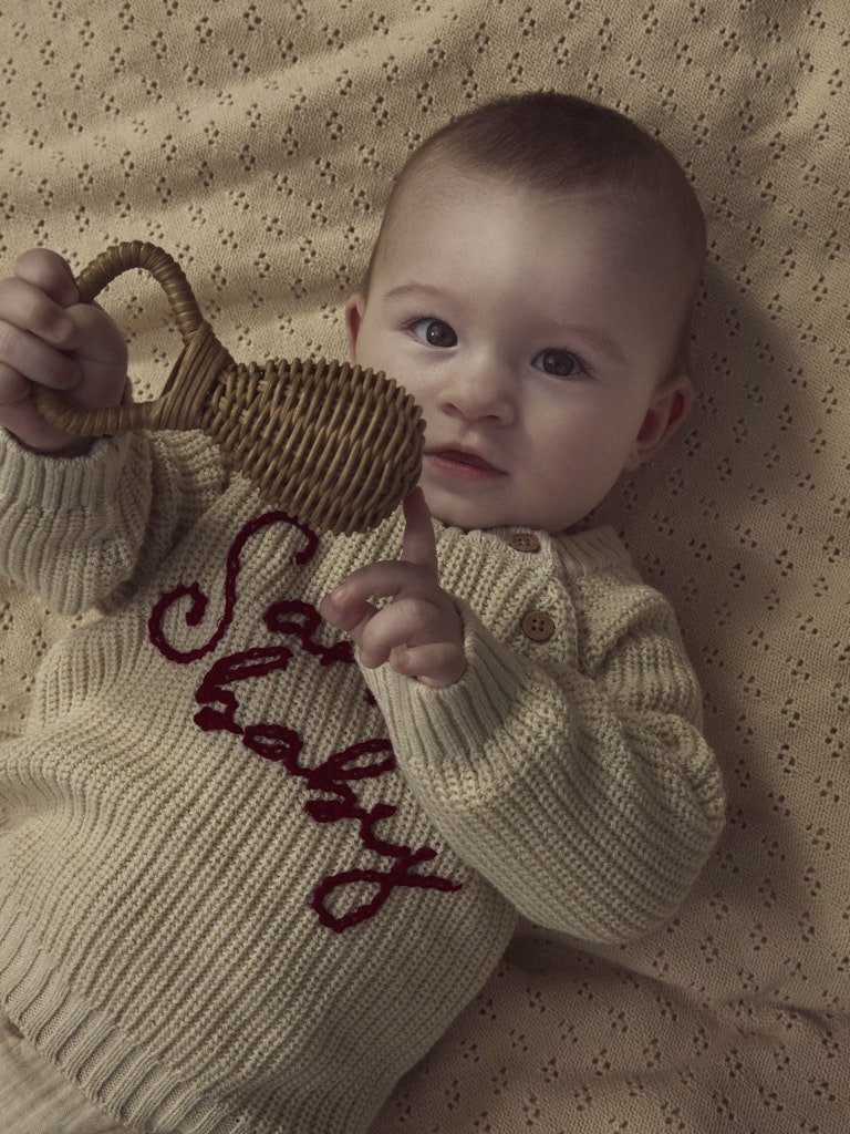 Lil' Atelier | Emlen Mio Gebreide Kerstrui | Turtledove - 5715730125569