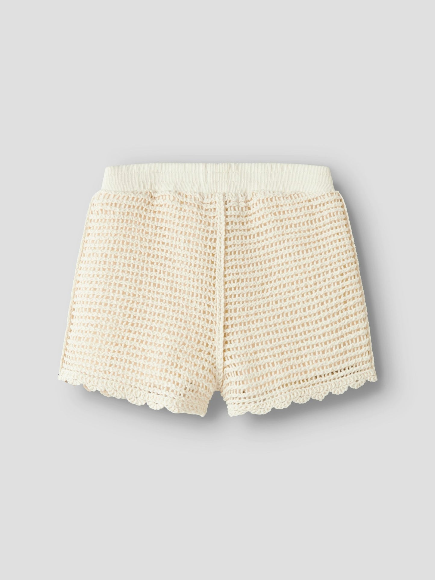 Lil' Atelier | Flora Gebreide Short | Coconut Milk - 