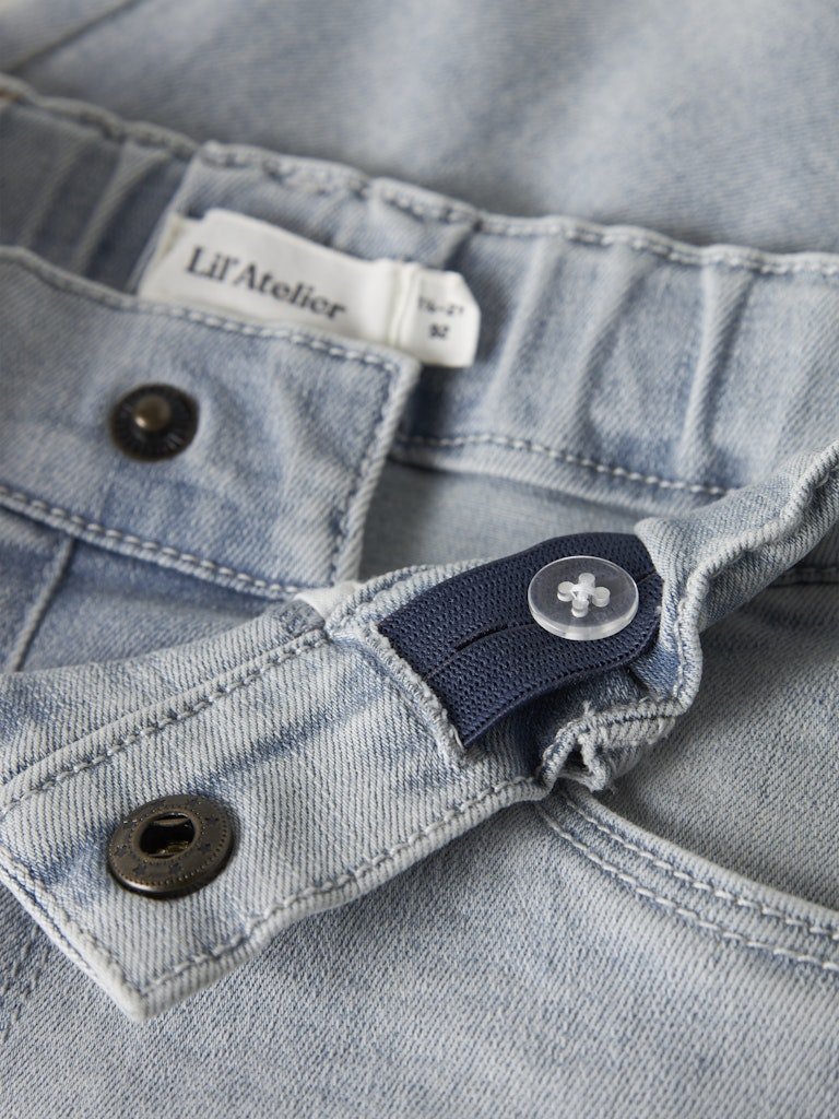Lil' Atelier | Frances Shorts | Light Blue Denim - 5715870788983