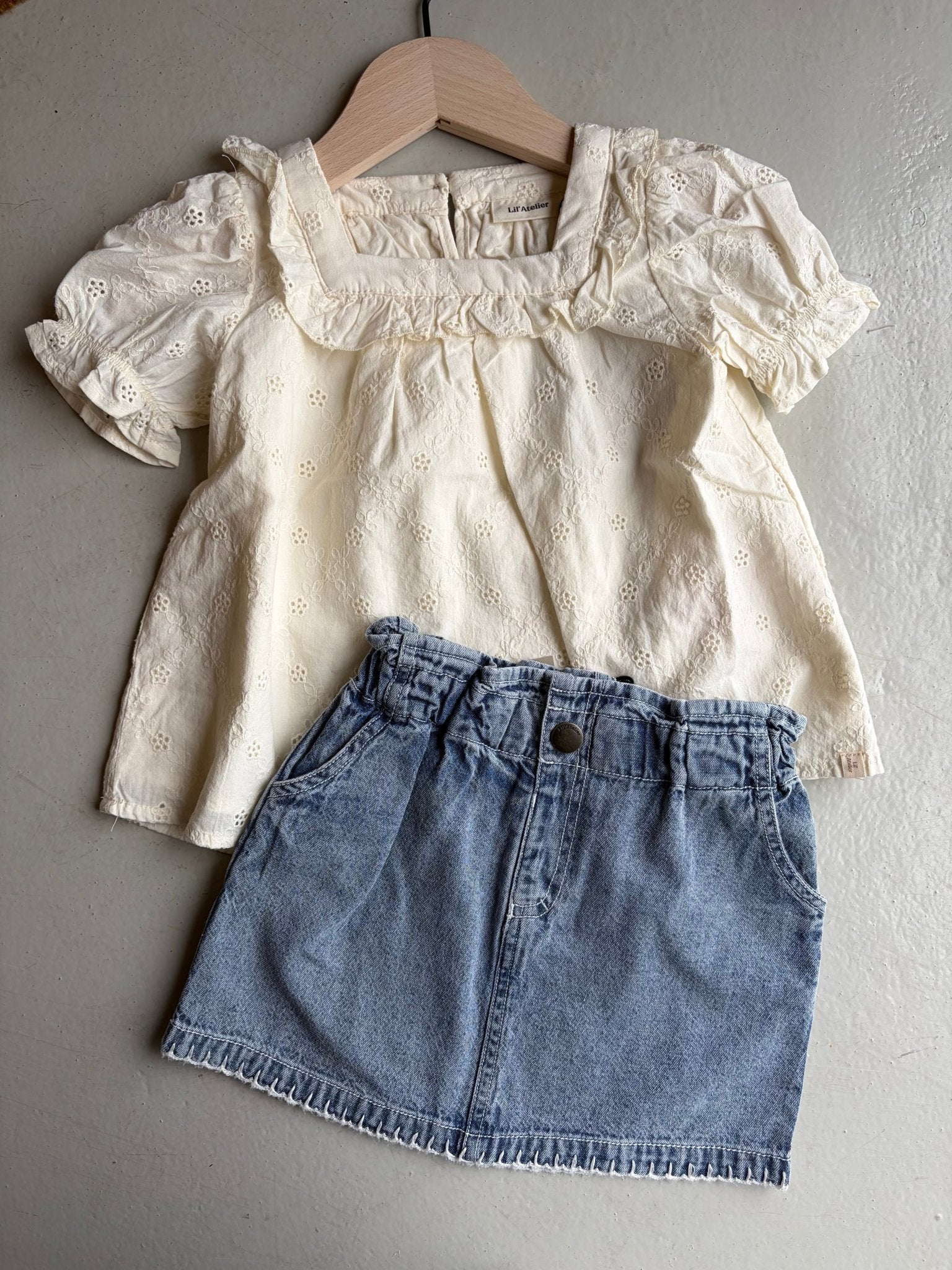 Lil' Atelier | Funda Denim Rok | Medium Blue Denim - 5715833939759