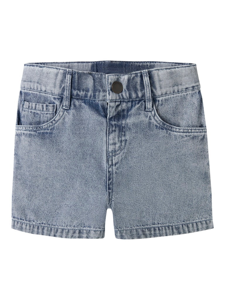 Lil' Atelier | Funda Loose Denim Shorts | Medium Blue Denim - 5715833940052