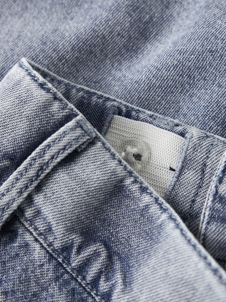 Lil' Atelier | Funda Loose Denim Shorts | Medium Blue Denim - 5715833940052
