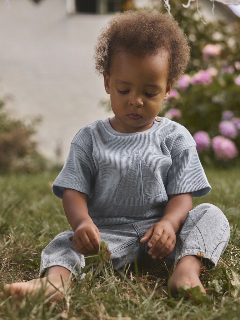 Lil' Atelier | Harun Loose Sweat | Dusty Blue - 5715866104865
