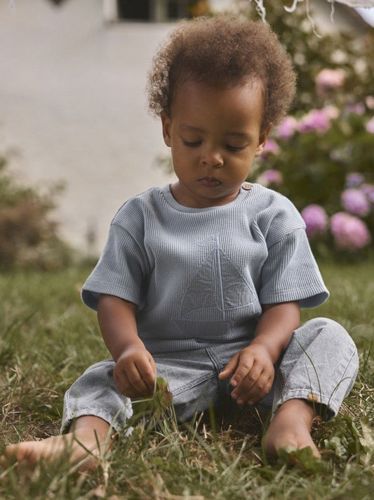 Lil' Atelier | Harun Loose Sweat | Dusty Blue - 5715866104865