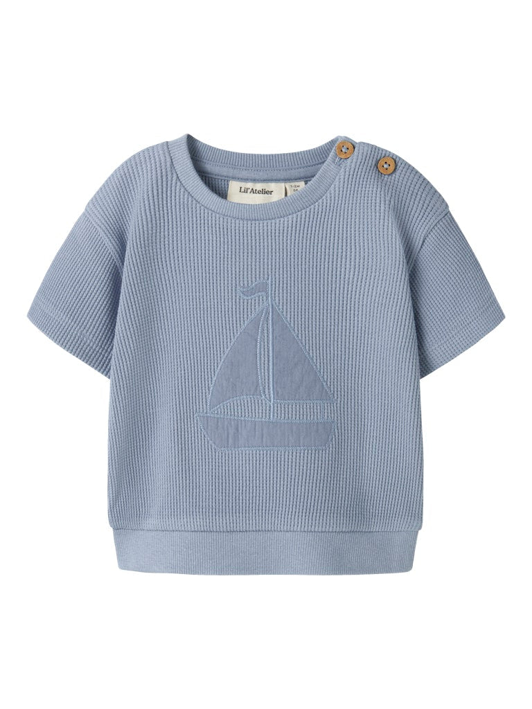 Lil' Atelier | Harun Loose Sweat | Dusty Blue - 5715866104865