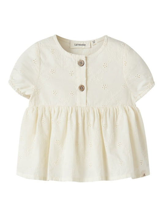 Lil' Atelier | Hosa Blouse Baby | Coconut Milk - 5715866076674