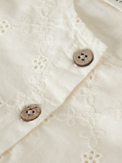 Lil' Atelier | Hosa Blouse Baby | Coconut Milk - 5715866076674