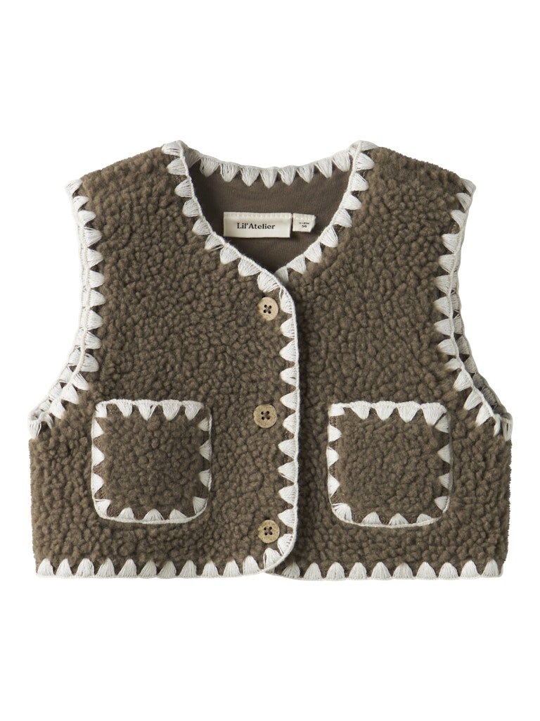 Lil' Atelier | Lajo Gilet Baby | Shitake - 