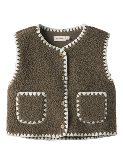 Lil' Atelier | Lajo Gilet | Shitake - 5715727593036