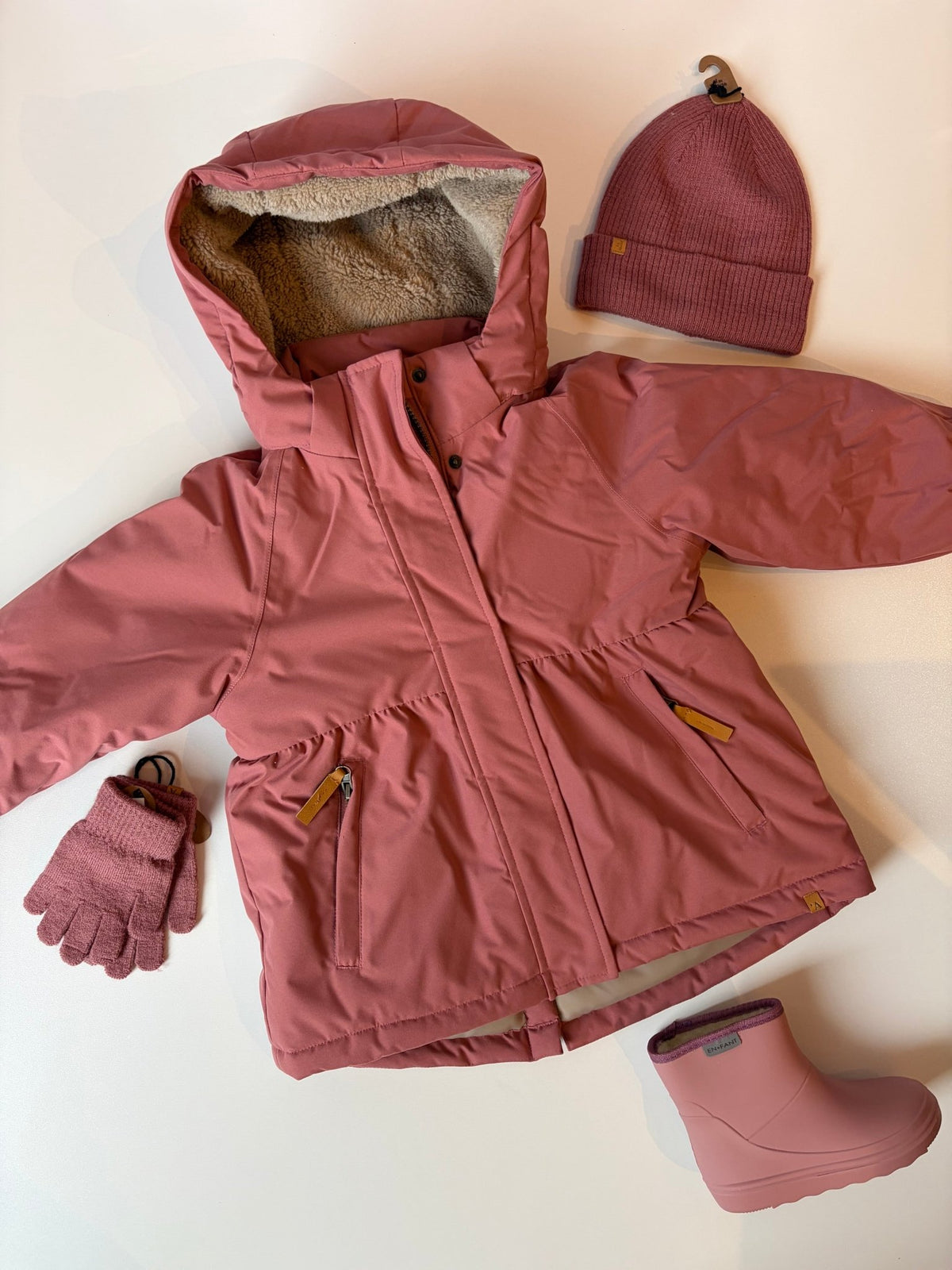 Lil' Atelier | Lasnow Winterjas | Withered Rose - 5715729052647