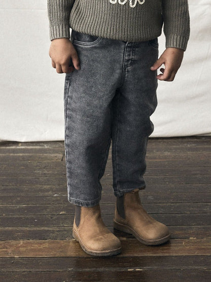 Lil' Atelier | Lulia Loose Jeans | Medium Grey Denim - 5715719614336