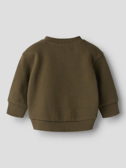 Lil' Atelier | Naffel Loose Sweater Baby | Teak - 5715905415679
