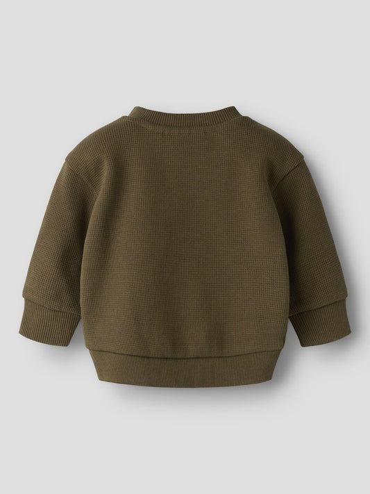 Lil' Atelier | Naffel Loose Sweater Baby | Teak - 5715905415679