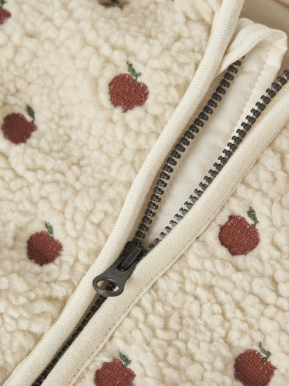 Lil' Atelier | Nalo Sia Loose Sherpa Jack Baby | Turtledove Apples - 5715833894317