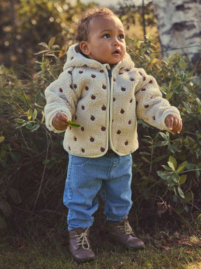 Lil' Atelier | Nalo Sia Loose Sherpa Jack Baby | Turtledove Apples - 5715833894317