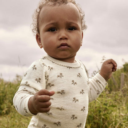 Lil' Atelier | Nalu Wollen Romper | Turtledove - 5715831033541