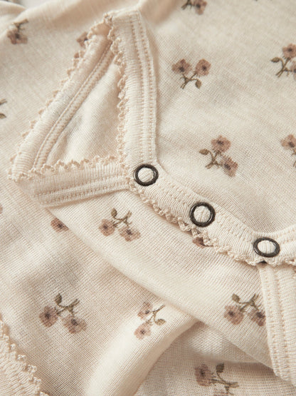 Lil' Atelier | Nalu Wollen Romper | Turtledove - 5715831033541