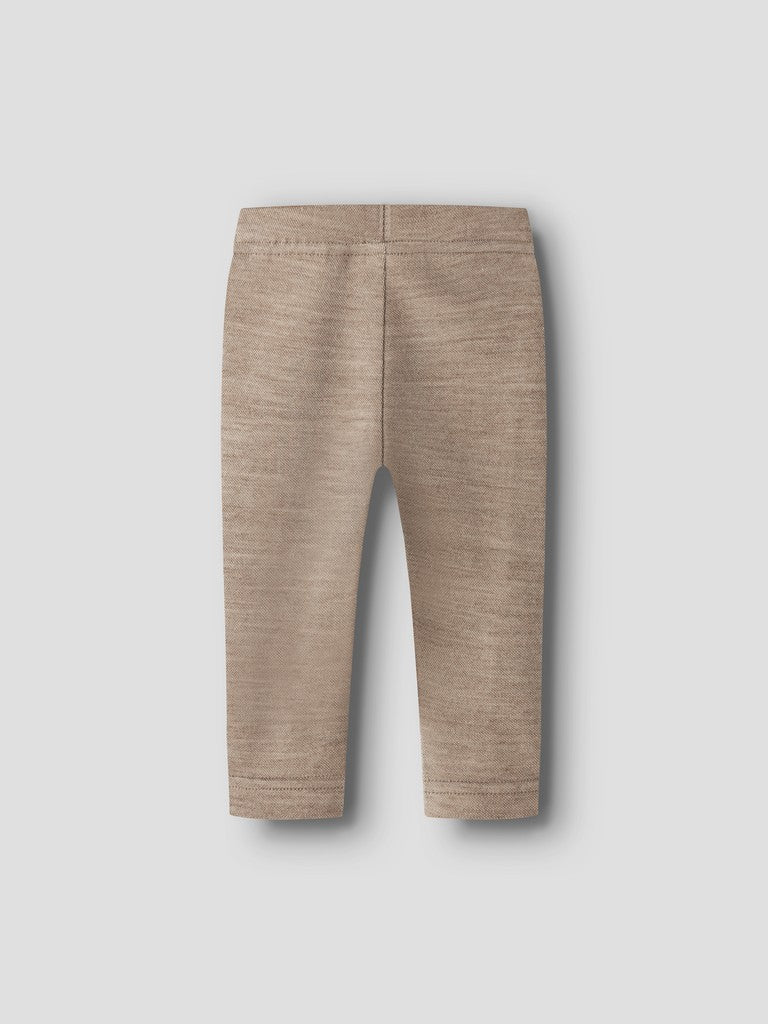 Lil' Atelier | Nilo wollen legging | Sepia Tint Melange - 5715831042499