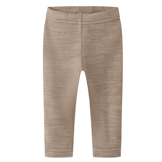 Lil' Atelier | Nilo wollen legging | Sepia Tint Melange - 5715831042499