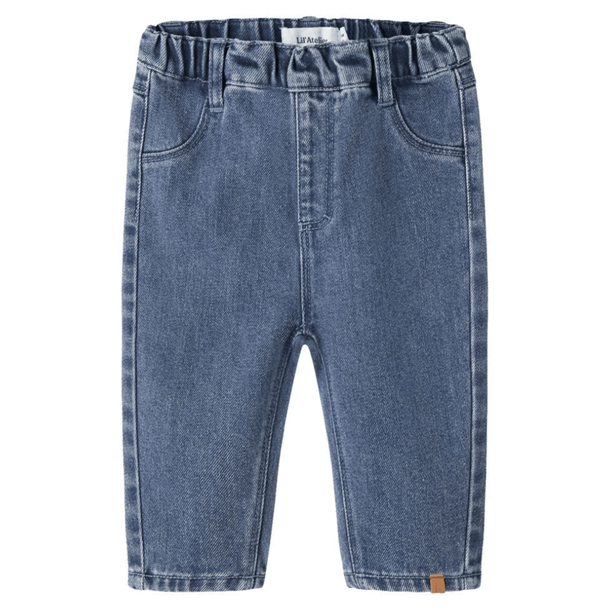 Lil' Atelier | Nobello Baggy Jeans Baby | Dark Blue Denim - 