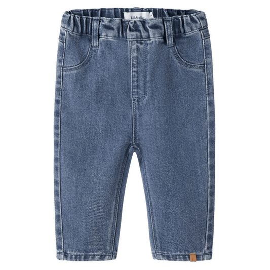 Lil' Atelier | Nobello Baggy Jeans Baby | Dark Blue Denim - 