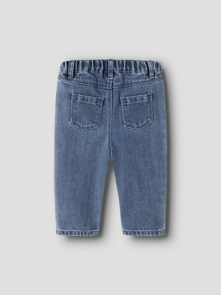 Lil' Atelier | Nobello Baggy Jeans Baby | Dark Blue Denim - 