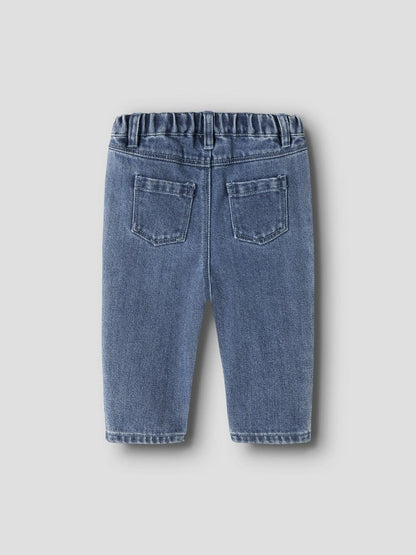 Lil' Atelier | Nobello Baggy Jeans Baby | Dark Blue Denim - 