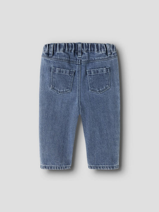 Lil' Atelier | Nobello Baggy Jeans Baby | Dark Blue Denim - 