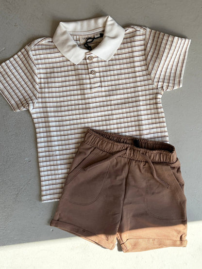Lil' Atelier | Nomas Sweat Shorts | Coca Mocha - 